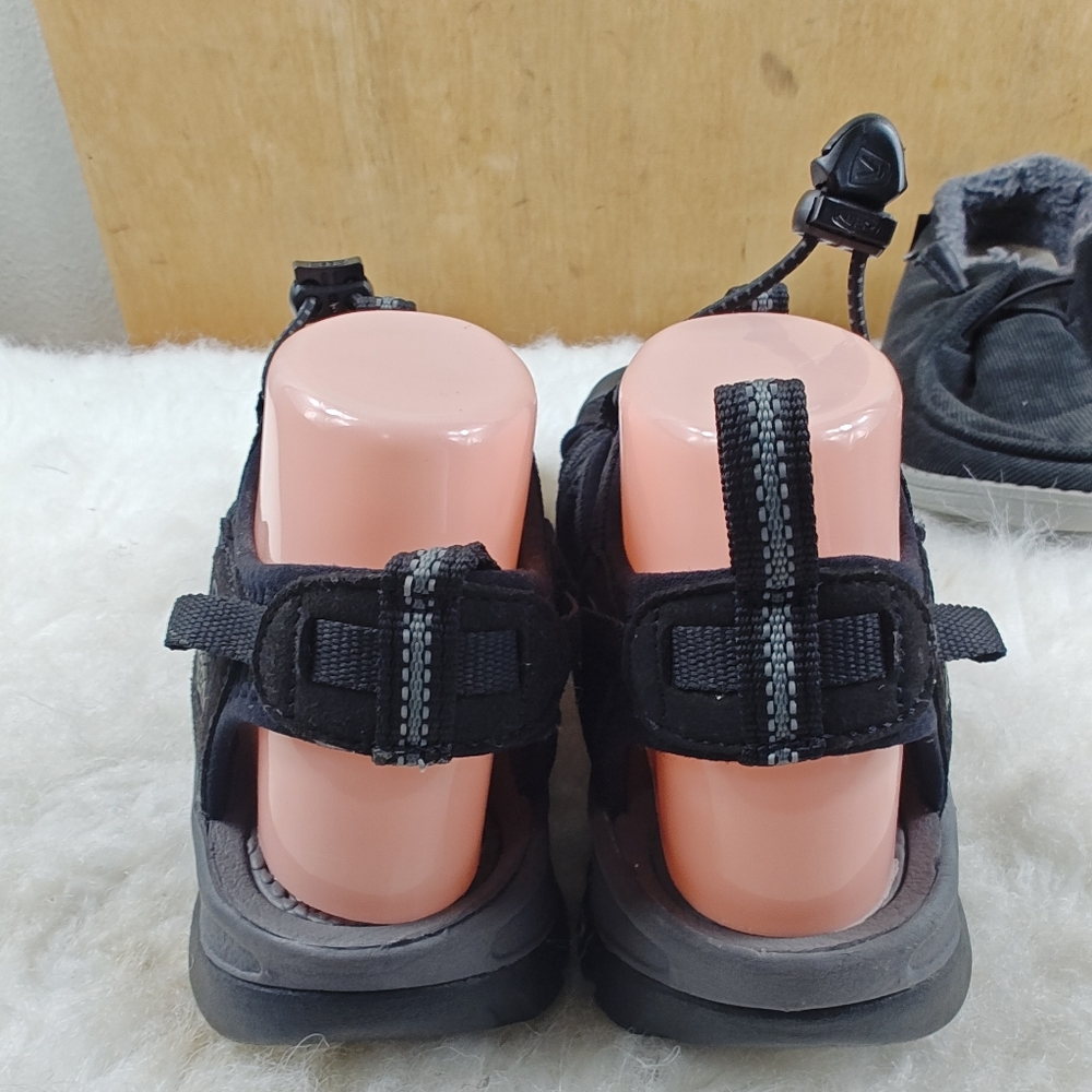 KEEN Black & Gray Sport Sandals Waterproof Hiking Sandals Women's size 9.5 - Picture 6 of 11